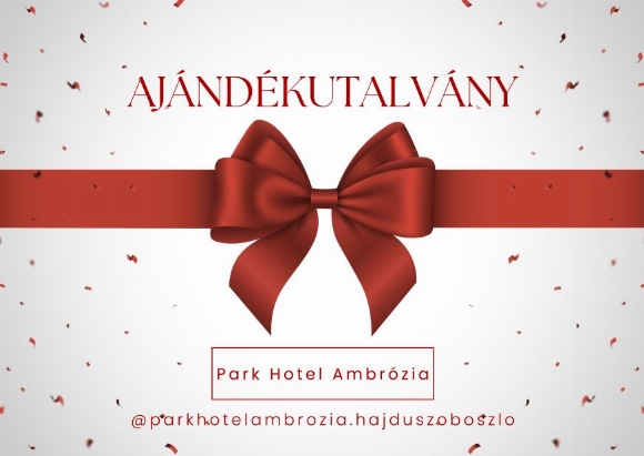 White and Red Elegant Ribbon with Confetti Gift Certificate